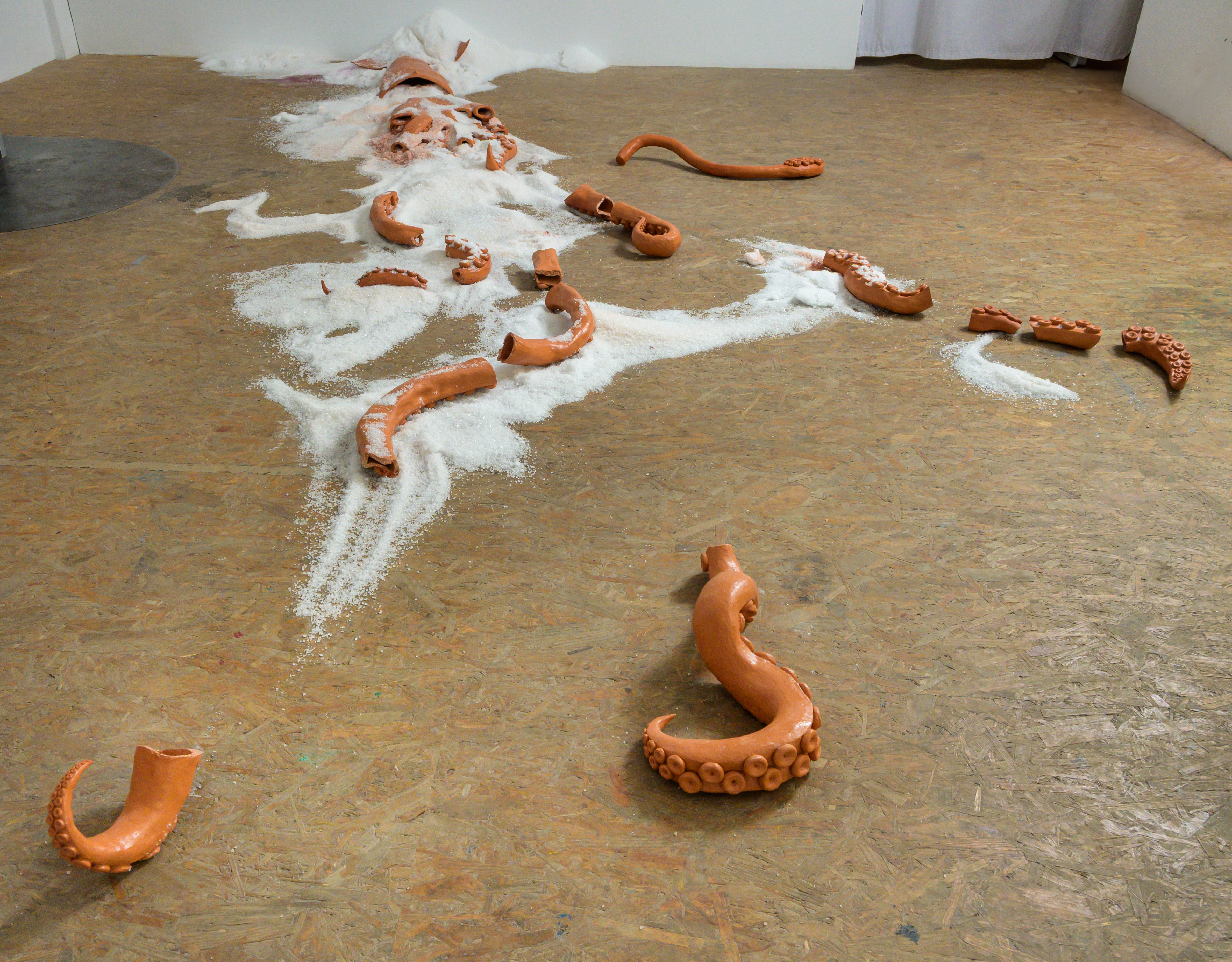 Exhibition ‚BELOW‘ im Kunstraum kunst[]klima /w Silja Lenz